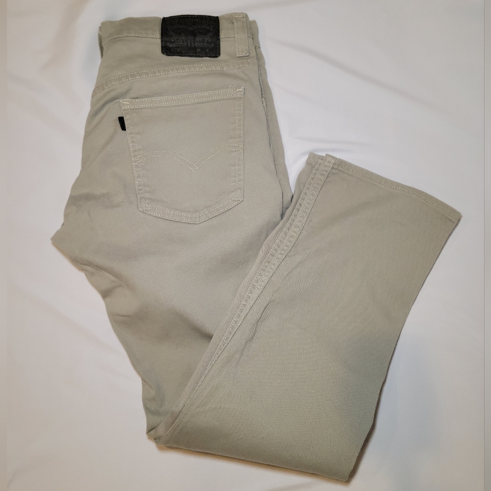 Men's Levi's 513 khaki jeans W34 L32